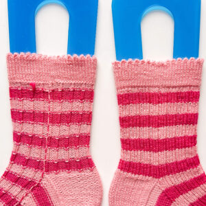 strepen rond breien kleuren wisselen