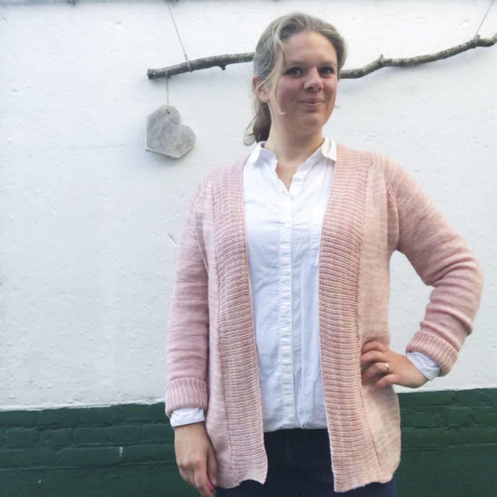 een vest breien madewell cardigan