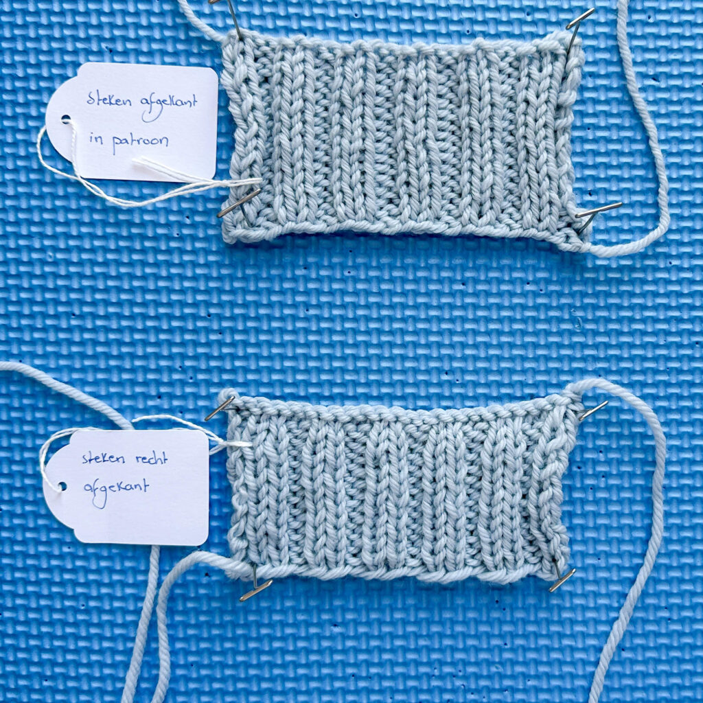 afkanten in patroon