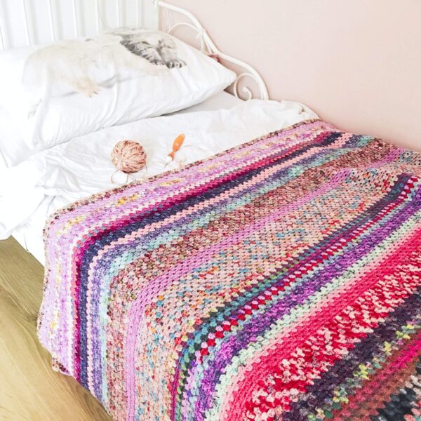 Restjesdeken breien of haken