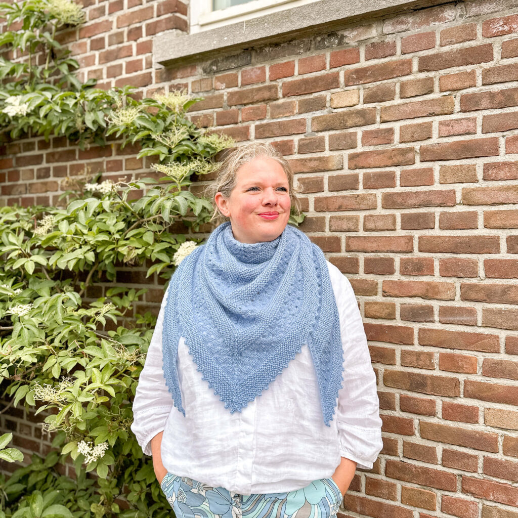 driehoekssjaal patroon