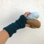 breipakketje vingerlozen handschoen merino wol beginners breien